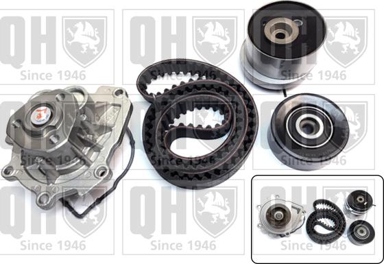 Quinton Hazell QBPK7560 - Pompe à eau + kit de courroie de distribution droxauto.com