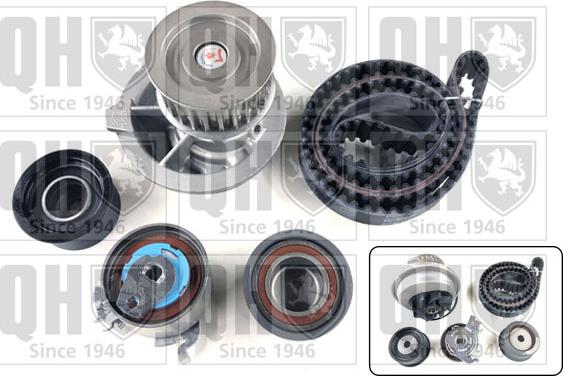 Quinton Hazell QBPK7620 - Pompe à eau + kit de courroie de distribution droxauto.com