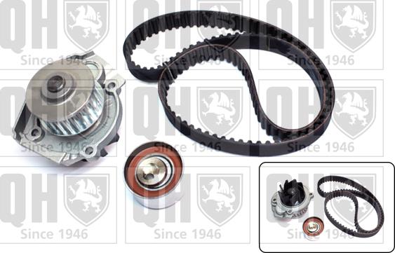 Quinton Hazell QBPK7171 - Pompe à eau + kit de courroie de distribution droxauto.com