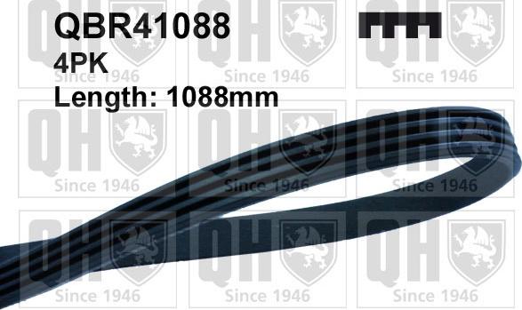 Quinton Hazell QBR41088 - Courroie trapézoïdale à nervures droxauto.com