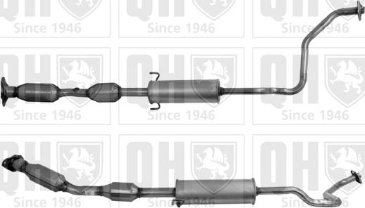 Quinton Hazell QCAT92298H - Catalyseur droxauto.com