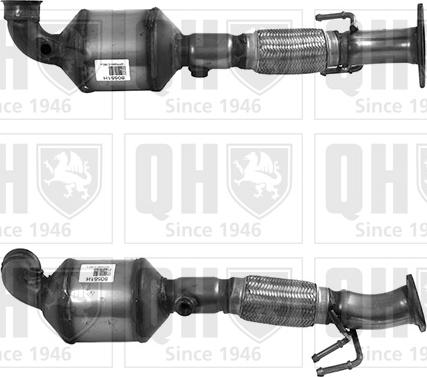 Quinton Hazell QCAT80551H - Catalyseur droxauto.com