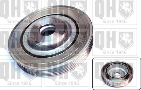 Quinton Hazell QCD128 - Poulie, vilebrequin droxauto.com