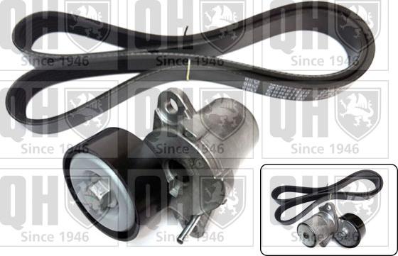 Quinton Hazell QDK99 - Jeu de courroies trapézoïdales à nervures droxauto.com