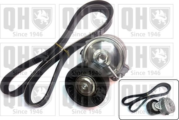 Quinton Hazell QDK91 - Jeu de courroies trapézoïdales à nervures droxauto.com