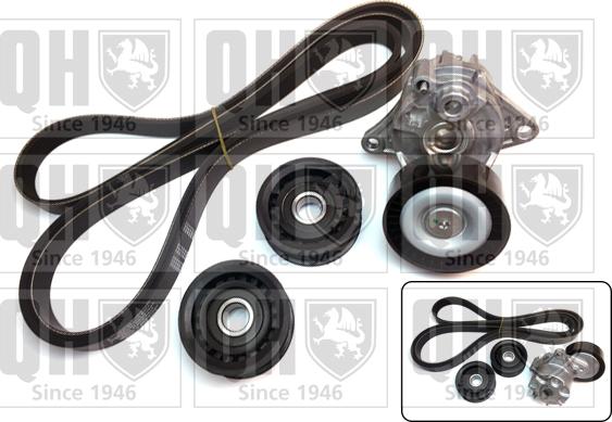 Quinton Hazell QDK97 - Jeu de courroies trapézoïdales à nervures droxauto.com