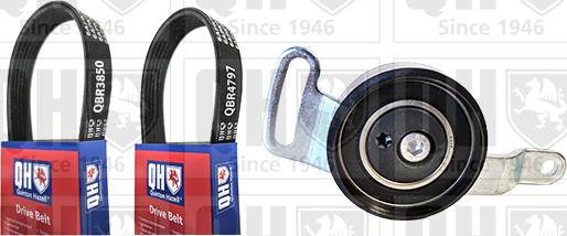 Quinton Hazell QDK195 - Jeu de courroies trapézoïdales à nervures droxauto.com