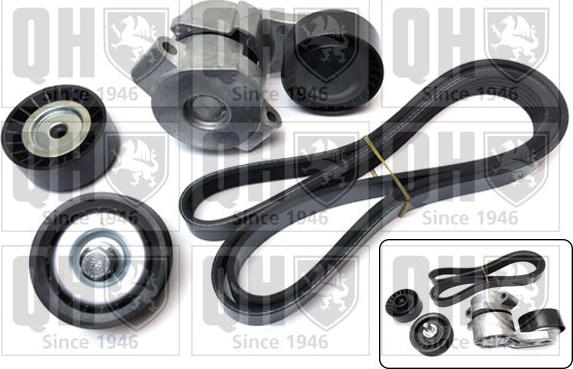 Quinton Hazell QDK146 - Jeu de courroies trapézoïdales à nervures droxauto.com