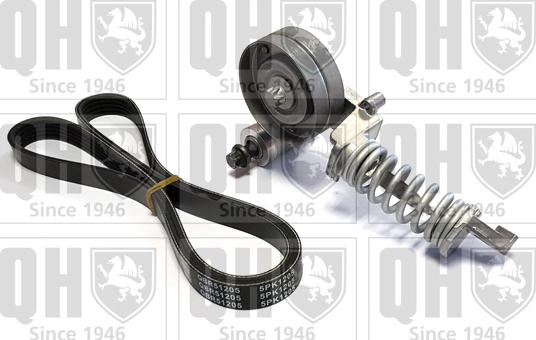 Quinton Hazell QDK125 - Jeu de courroies trapézoïdales à nervures droxauto.com