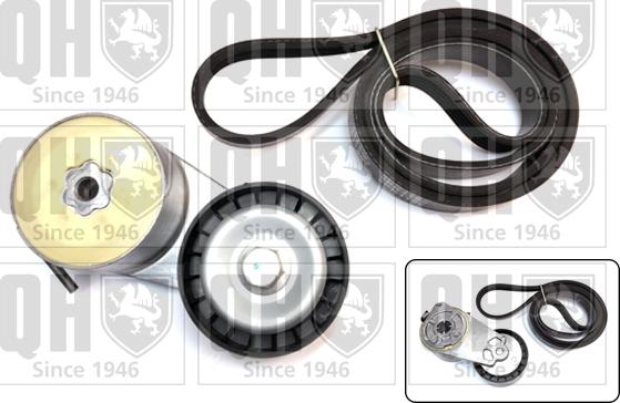 Quinton Hazell QDK127 - Jeu de courroies trapézoïdales à nervures droxauto.com