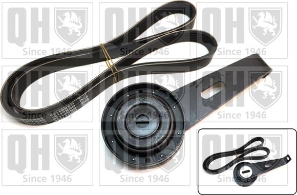 Quinton Hazell QDK1 - Jeu de courroies trapézoïdales à nervures droxauto.com