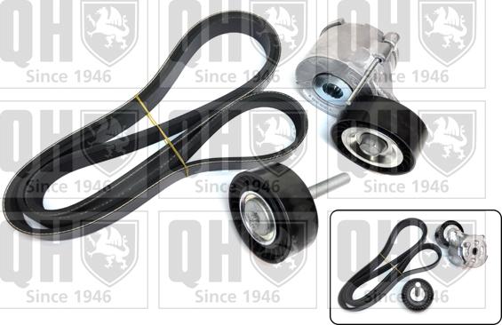 Quinton Hazell QDK85 - Jeu de courroies trapézoïdales à nervures droxauto.com