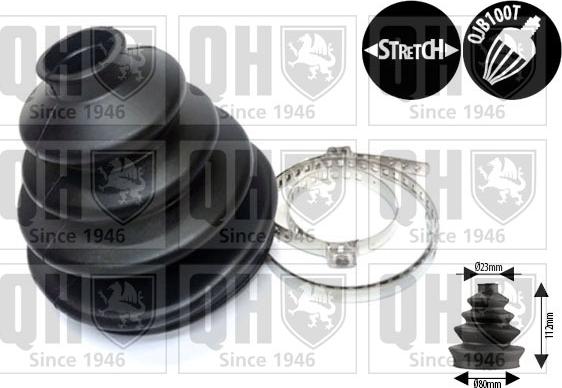 Quinton Hazell QJB8040 - Joint-soufflet, arbre de commande droxauto.com