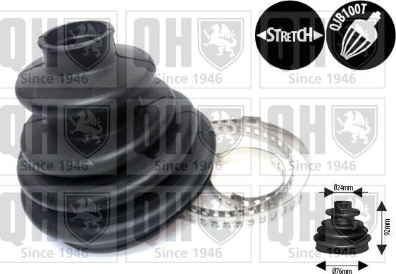 Quinton Hazell QJB8060 - Joint-soufflet, arbre de commande droxauto.com