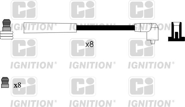 Quinton Hazell XC984 - Kit de câbles d'allumage droxauto.com