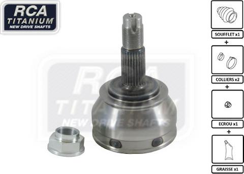 RCA France FI60 - Jeu de joints, arbre de transmission droxauto.com