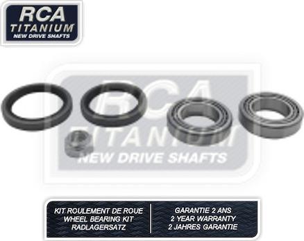 RCA France RCAK1324 - Kit de roulements de roue droxauto.com
