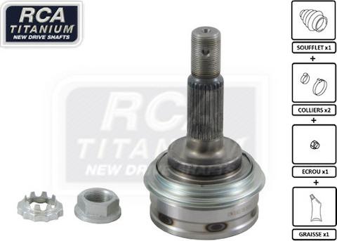 RCA France TO02 - Jeu de joints, arbre de transmission droxauto.com