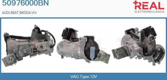 REAL 50976000BN - Interrupteur d'allumage / de démarreur droxauto.com