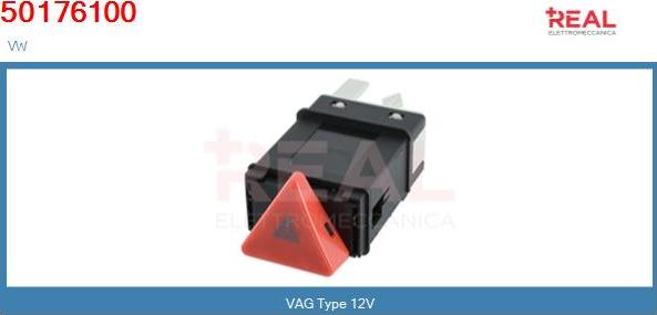 REAL 50476100BN - Interrupteur d'allumage / de démarreur droxauto.com