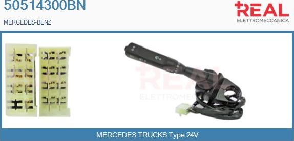 REAL 50514300BN - Commutateur de colonne de direction droxauto.com