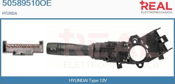 REAL 50589510OE - Commutateur de colonne de direction droxauto.com