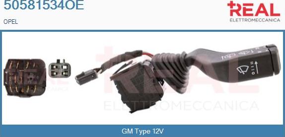 REAL 50581534OE - Commutateur de colonne de direction droxauto.com