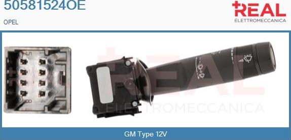 REAL 50581524OE - Commutateur de colonne de direction droxauto.com