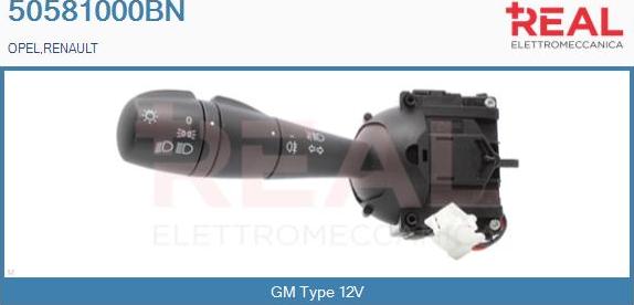 REAL 50581000BN - Commutateur de colonne de direction droxauto.com