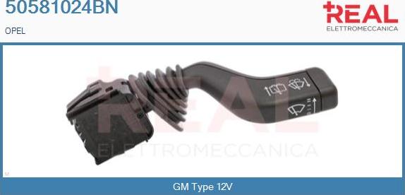 REAL 50581024BN - Commutateur de colonne de direction droxauto.com