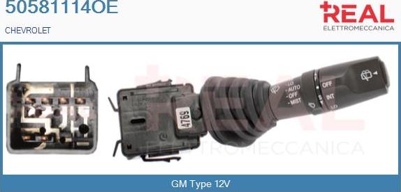 REAL 50581114OE - Commutateur de colonne de direction droxauto.com