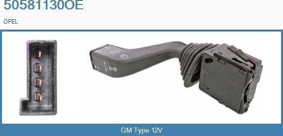 REAL 50581130OE - Commutateur de colonne de direction droxauto.com