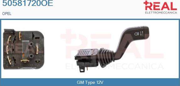 REAL 50581720OE - Commutateur de colonne de direction droxauto.com