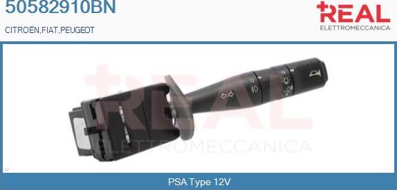 REAL 50582910BN - Commutateur de colonne de direction droxauto.com