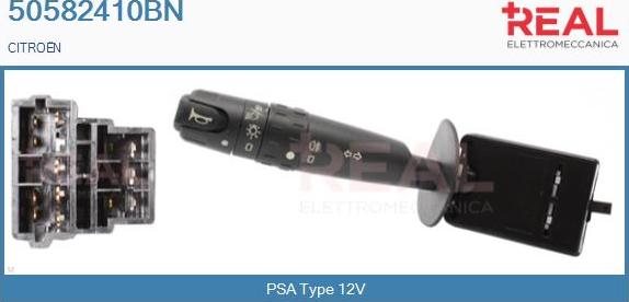 REAL 50582410BN - Commutateur de colonne de direction droxauto.com