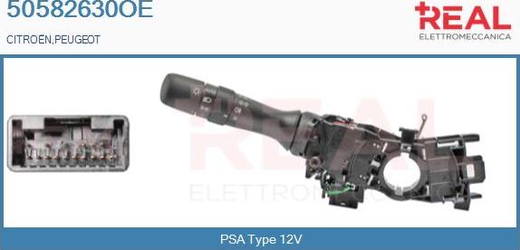 REAL 50582630OE - Commutateur de colonne de direction droxauto.com