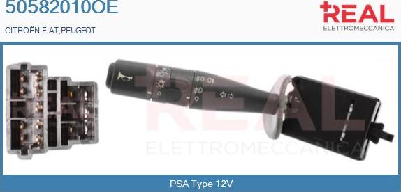 REAL 50582010OE - Commutateur de colonne de direction droxauto.com