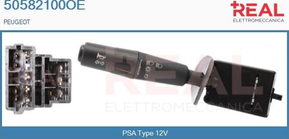 REAL 50582100OE - Commutateur de colonne de direction droxauto.com