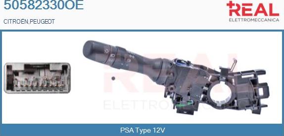 REAL 50582330OE - Commutateur de colonne de direction droxauto.com