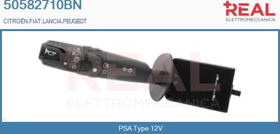REAL 50582710BN - Commutateur de colonne de direction droxauto.com