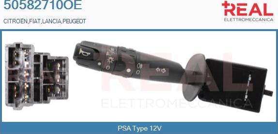 REAL 50582710OE - Commutateur de colonne de direction droxauto.com