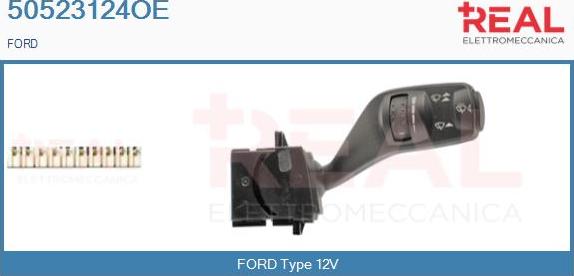 REAL 50523124OE - Commutateur de colonne de direction droxauto.com