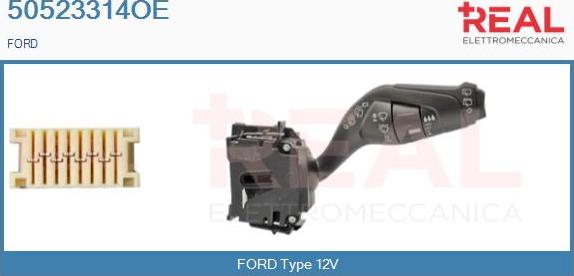 REAL 50523314OE - Commutateur de colonne de direction droxauto.com