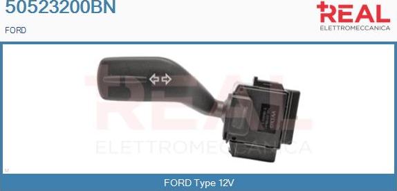 REAL 50523200BN - Commutateur de colonne de direction droxauto.com
