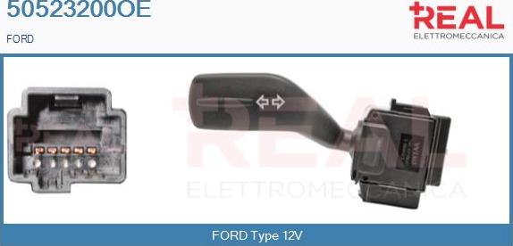 REAL 50523200OE - Commutateur de colonne de direction droxauto.com