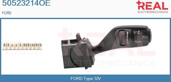 REAL 50523214OE - Commutateur de colonne de direction droxauto.com