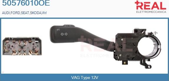 REAL 50576010OE - Commutateur de colonne de direction droxauto.com