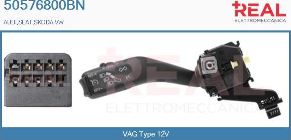REAL 50576800BN - Commutateur de colonne de direction droxauto.com