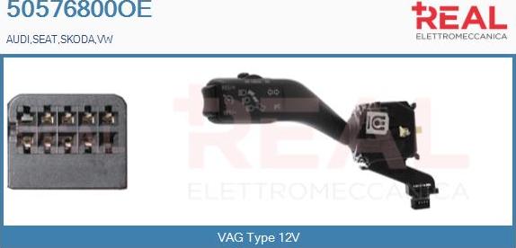 REAL 50576800OE - Commutateur de colonne de direction droxauto.com