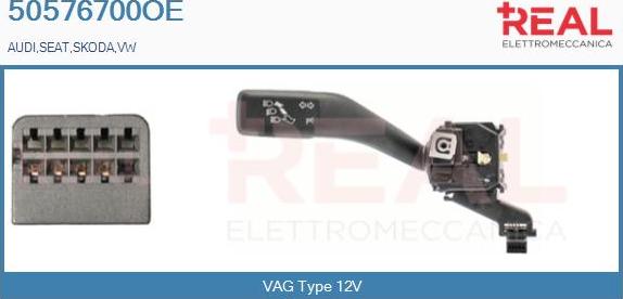 REAL 50576700OE - Commutateur de colonne de direction droxauto.com